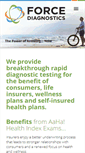 Mobile Screenshot of forcediagnostics.com